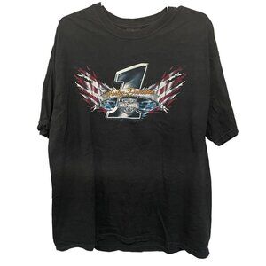Harley Davidson T-Shirt Shawnee KS Black‎ Size XL